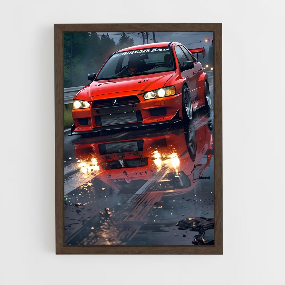 Poster Puddle Power – affiche Mitsubishi (vue 5)